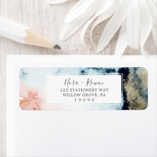 Abstract label voor Celsius Waterverf Return Addre (Insitu)