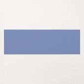 Abstract Lacy Fractal Snowflake Pattern op Blue Yogamat (Achterkant (horizontaal))