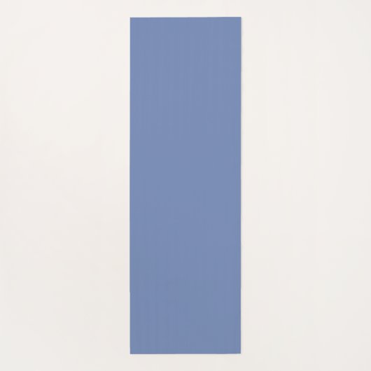 Abstract Lacy Fractal Snowflake Pattern op Blue Yogamat (Achterkant)