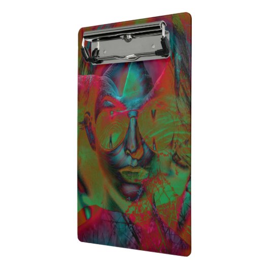 Abstract Lady Mini-klembord Mini Klembord (Angled2)