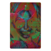 Abstract Lady Mini-klembord Mini Klembord (Achterkant)