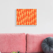 Abstract Lady Silhouette Canvas Afdruk (Insitu (Woonkamer))