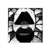 Abstract lamp mid century rubber stamp rubberstempel (Afrduk)