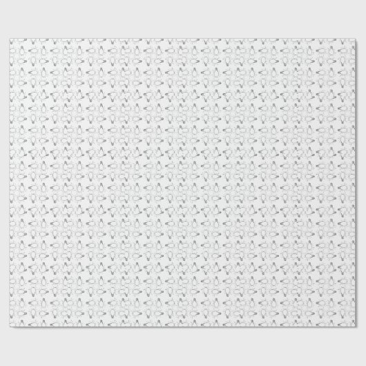 Abstract lamptekening cadeaupapier (Vlak)