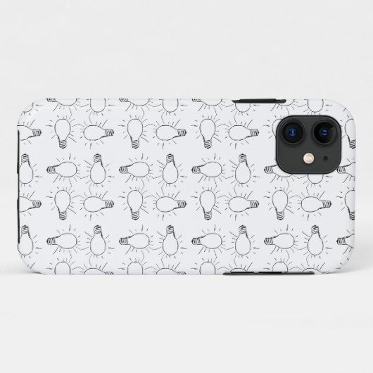 Abstract lamptekening Case-Mate iPhone case (Achterkant (horizontaal))