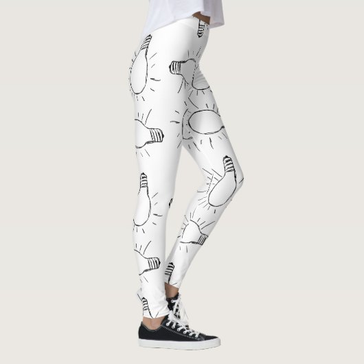 Abstract lamptekening leggings (Rechts)