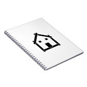 Abstract landgoed in huis notitieboek (Rechterzijde)