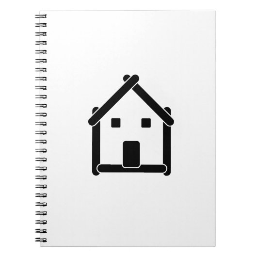 Abstract landgoed in huis notitieboek (Voorkant)