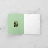 Abstract Landscape Blank Note Card Bedankkaart (Binnen)