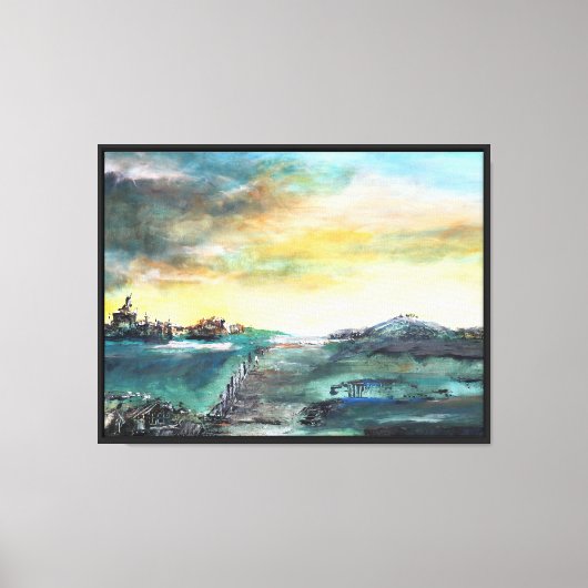 Abstract Landscape Canvas Afdruk (Voorkant)