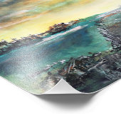 Abstract Landscape Foto Afdruk (Hoek)