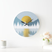 Abstract Landscape Golden Winter Sunset Sunrise Grote Klok (Huis)