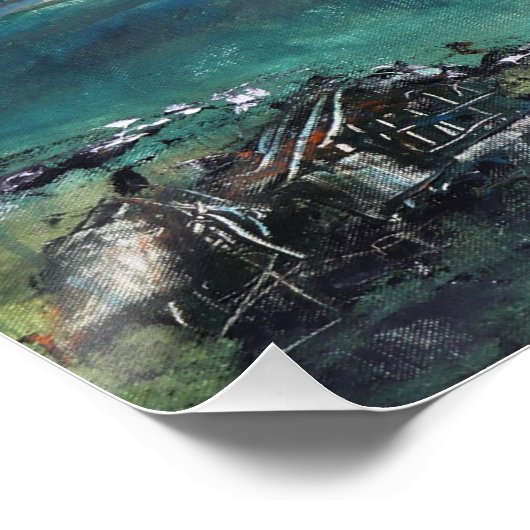 Abstract Landscape Perfect Poster (Hoek)