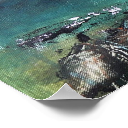 Abstract Landscape Poster (Hoek)