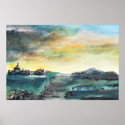 Abstract Landscape Poster (Voorkant)