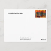 Abstract landschap 23x17 briefkaart (Achterkant)