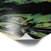 abstract landschap "Bomen in een veld, herfst" Foto Afdruk (Hoek)