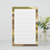 Abstract landschap briefpapier (Staand voorkant)