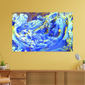 Abstract Landschap Canvas Afdruk (Insitu (Woonkamer))