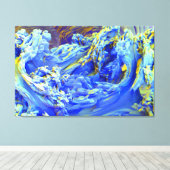 Abstract Landschap Canvas Afdruk (Insitu (Houten vloer))