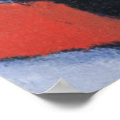 Abstract landschap, door Henry Lyman Sayen; Poster (Hoek)