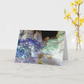 Abstract landschap Fantasy Trees Kaart (Gele Bloem)