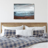 Abstract Landschap Fine Art Print op Canvas (Insitu (Slaapkamer))