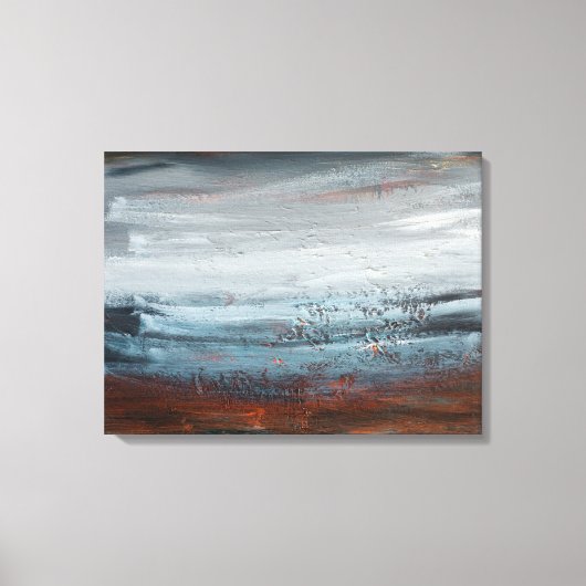 Abstract Landschap Fine Art Print op Canvas (Voorkant)