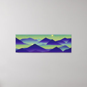 Abstract Landschap Gevallen Ster 23 Canvas Afdruk