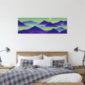 Abstract Landschap Gevallen Ster 23 Canvas Afdruk (Insitu (Slaapkamer))