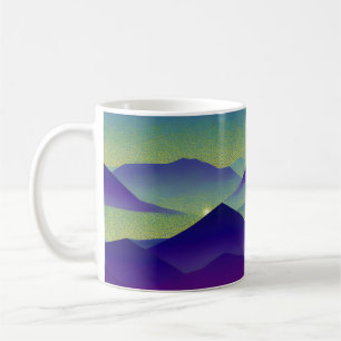 Abstract Landschap Gevallen Ster 23 Koffiemok
