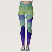 Abstract Landschap Gevallen Ster 23 Leggings (Voorkant)