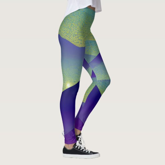 Abstract Landschap Gevallen Ster 23 Leggings (Rechts)