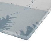 Abstract landschap Golden Winter Sunset Sunrise Snijplank (Hoek)