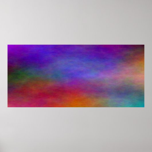 Abstract landschap II Poster (Voorkant)