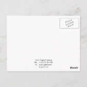 Abstract landschap Kunst bebost schilderen Briefkaart (Achterkant)