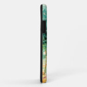 Abstract landschap Kunst bebost schilderen Case-Mate iPhone Case (Achterkant/rechts)