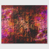Abstract landschap Kunstrillen Paars rood Cadeaupapier (Vlak)