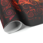 Abstract landschap Kunstrillen Paars rood Cadeaupapier (Rol Hoek)