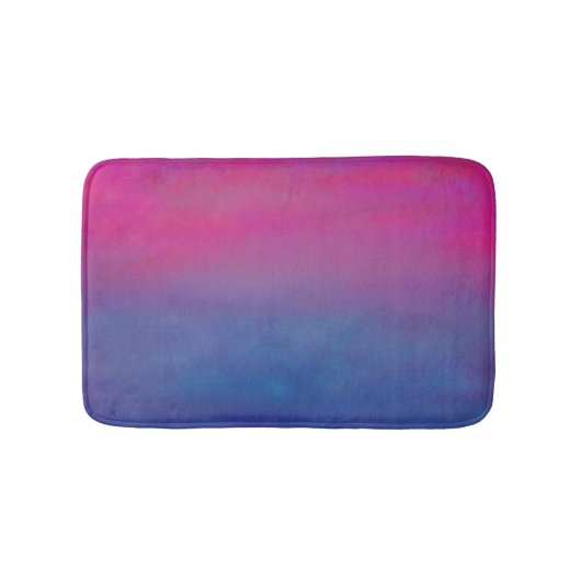 Abstract landschap Magenta Sky Badmat (Voorkant)