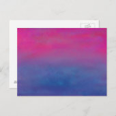 Abstract landschap Magenta Sky Briefkaart (Voorkant / Achterkant)