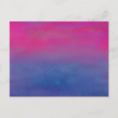 Abstract landschap Magenta Sky Briefkaart (Voorkant)