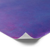 Abstract landschap Magenta Sky Poster (Hoek)