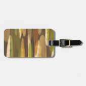 Abstract landschap met aardtoon bagagelabel (Voorkant horizontaal)