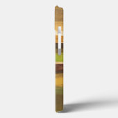 Abstract landschap met aardtoon Case-Mate iPhone case (Achterkant / Links)