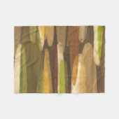 Abstract landschap met aardtoon fleece deken (Voorkant (Horizontaal))