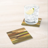 Abstract landschap met aardtoon kartonnen onderzetters (Insitu)