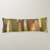 Abstract landschap met aardtoon lichaamskussen (Achterkant)