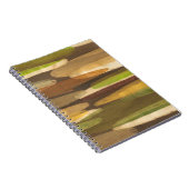 Abstract landschap met aardtoon notitieboek (Rechterzijde)
