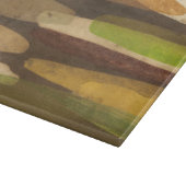 Abstract landschap met aardtoon snijplank (Hoek)